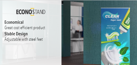 econ banner stand