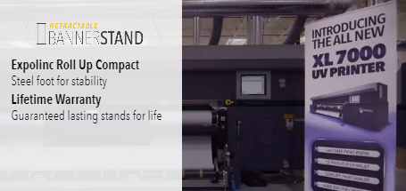 retractable banner stand